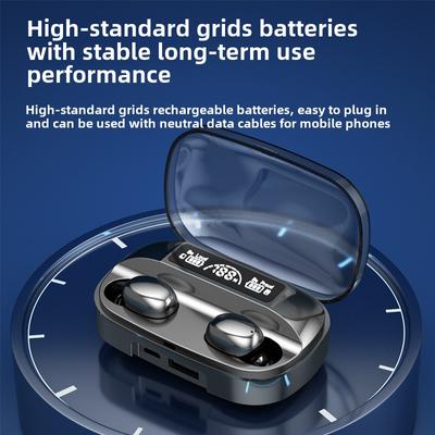 Wireless Bluetooth Headset Mini Sports In-ear Touch Digital Display TWS Bluetooth Headset