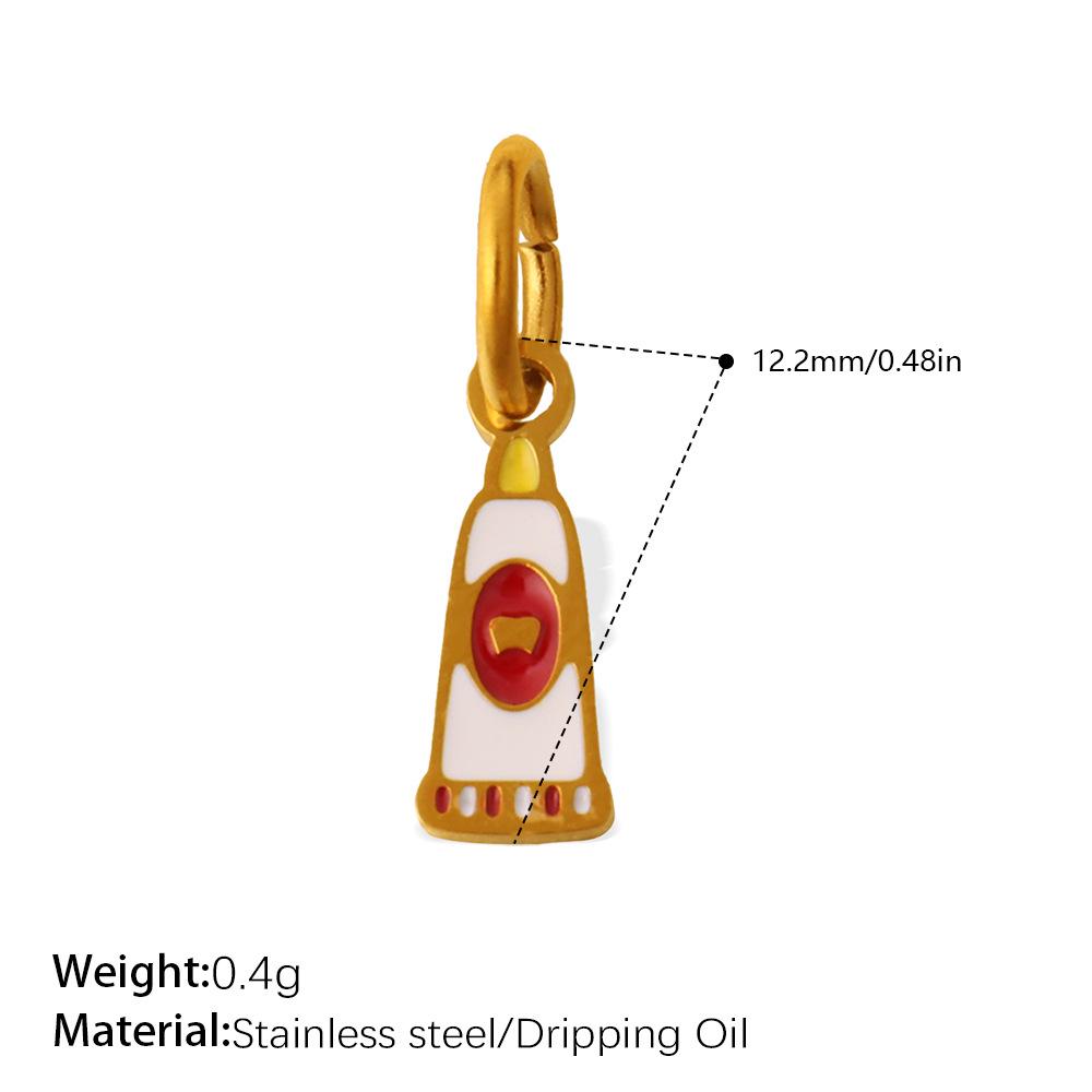 Adorable DIY Food Charm Set: French Fries & Cola Pendants for Women