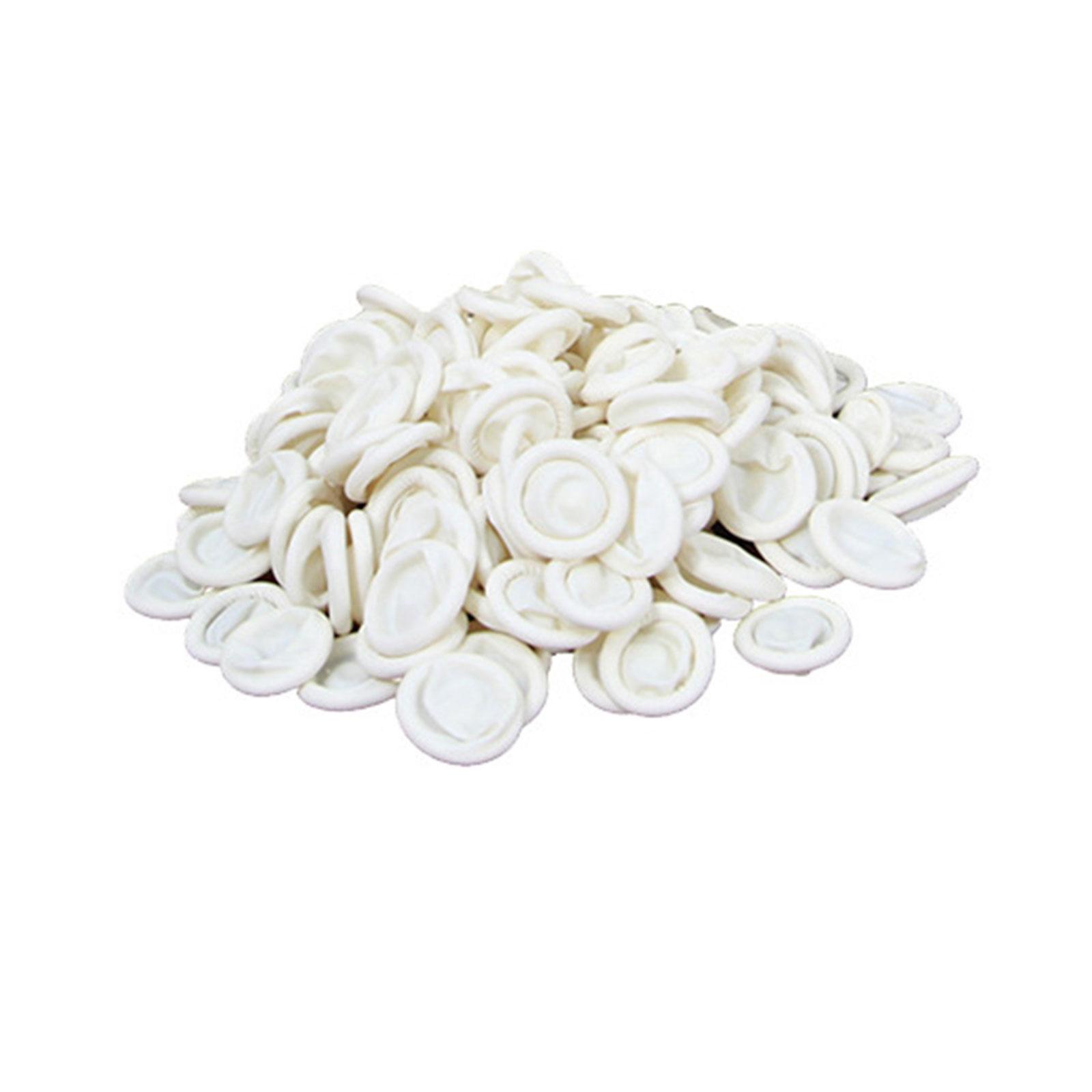 

Упаковка из 100 одноразовых напальчников из латекса, защитные напальчники, мягкие напальчники для татуировок 100