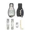KEYYOU 10pcs 2/3/4 Buttons Keyless Entry Remote Car Key For Mercedes Benz Year 2000+ Supports Original NEC and BGA Smart Key