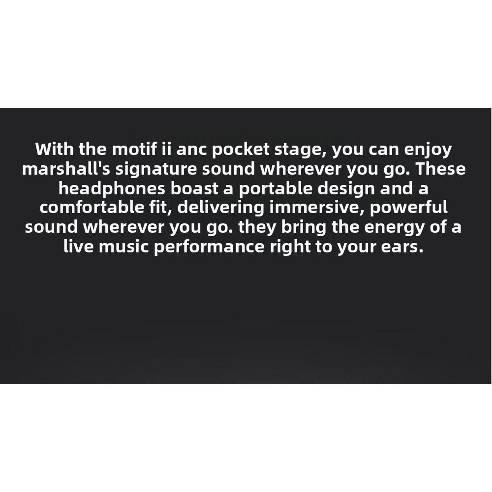 Marshall Motif II Noise-Canceling Wireless Earbuds