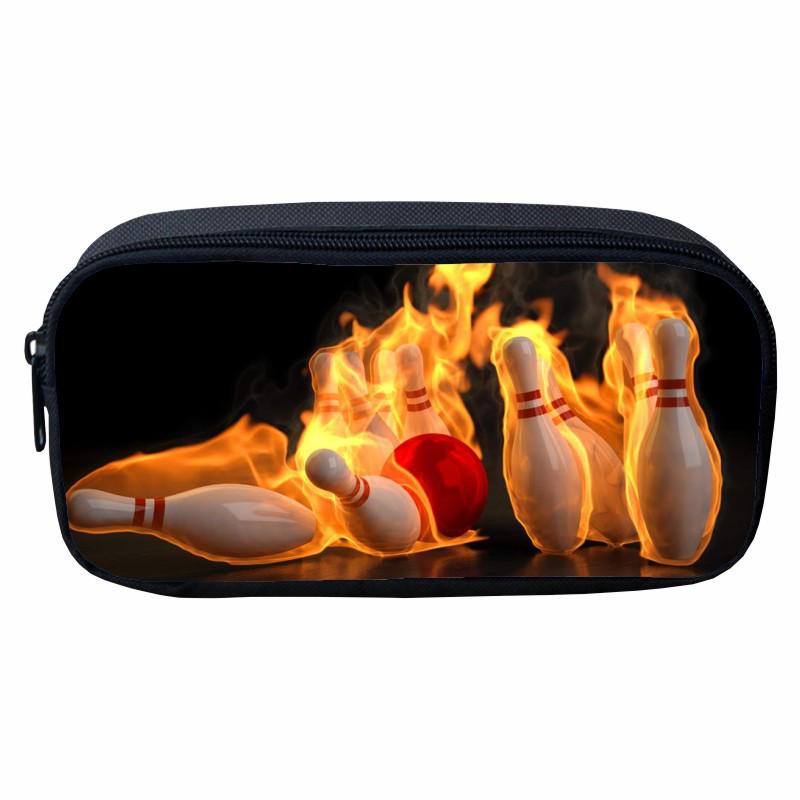 Flame Pattern Pencil Case for Kids - Cartoon Design for Primary School Boys