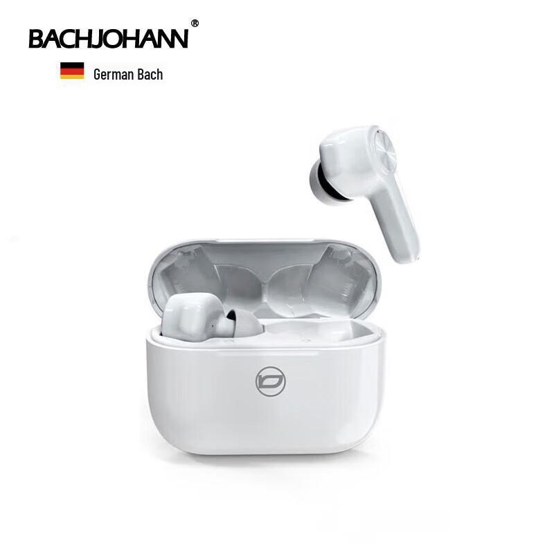 Bach Johann T40 Wireless Noise-Cancelling Bluetooth Earbuds