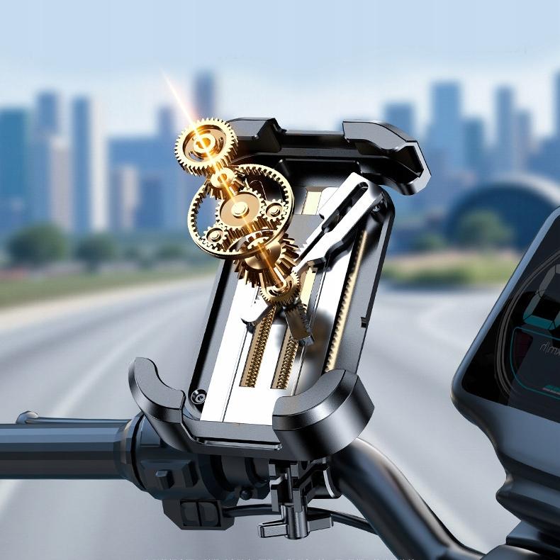 Koanni Armored Anti-Vibration Motorcycle Bike Phone Holder