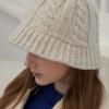 Classic Cable Knit Bucket Hat HT8165 2 Colors