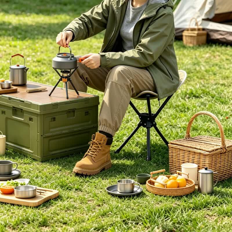 Ling Pan Da Shi 360-Degree Rotating Fishing Chair