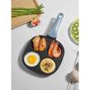 18cm Non-stick 4-Hole Breakfast Frying Pan