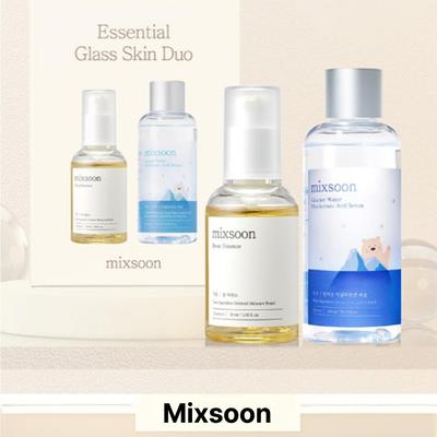 Bean Essence & Glacier Hyaluronic Serum Set – Ausstrahlung & Feuchtigkeitspflege Duo 50ml + 100ml