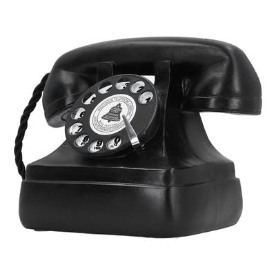 Dekoratives Telefon, kreatives Kunstharz-Drehwählrad, Retro-Telefon, Ornament für Cafés