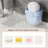 Portable Soap Holder Case Waterproof ABS Storage Box with Lid and Drainage Holes For Toiletries Bag Travel Essential