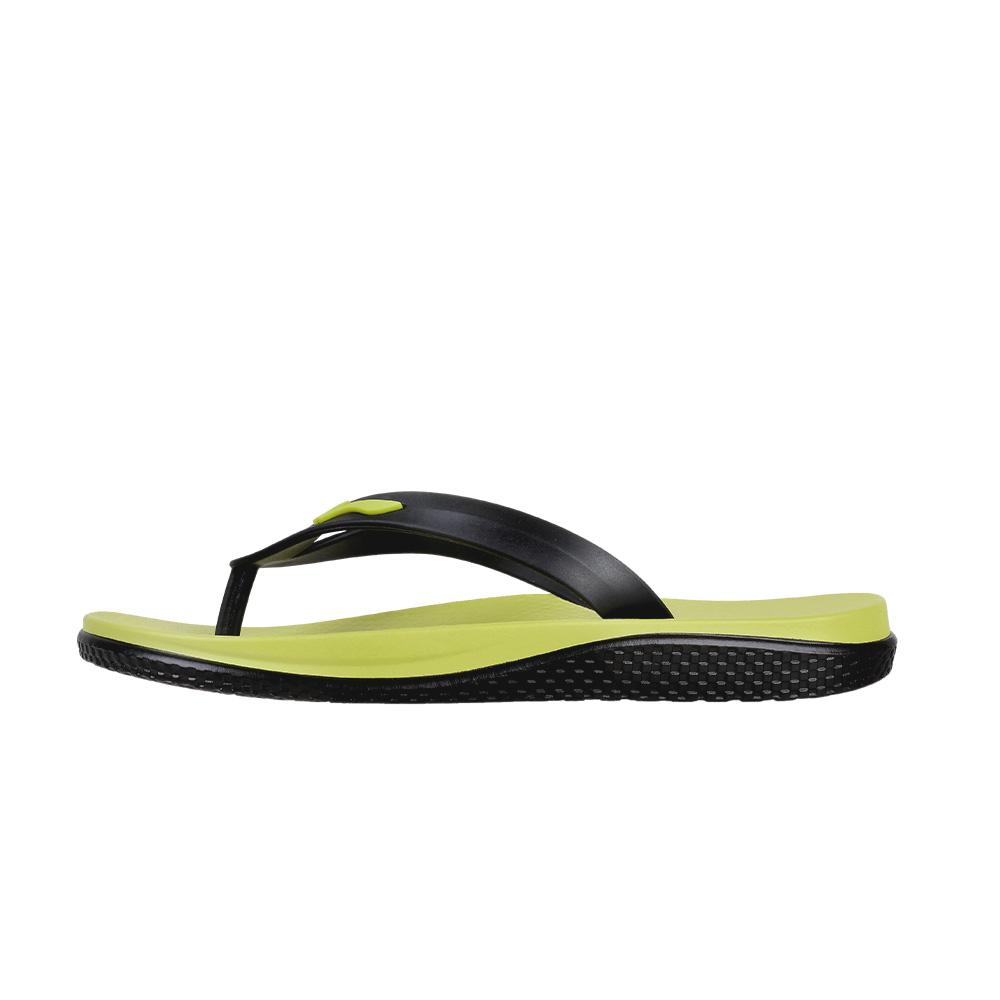 Li Ning Abrasion Resistant Slip Resistant Flip Flops Unisex Yellow Green LNXV955-5 40