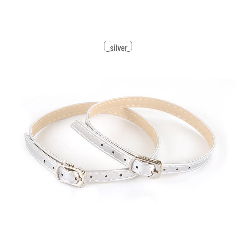Cordones para Zapatos de Tacón Alto con Tobillera de Cuero Antideslizante para Mujer