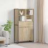Sideboard 2 pcs Sonoma 81 x 36 x 150.5 cm engineered wood