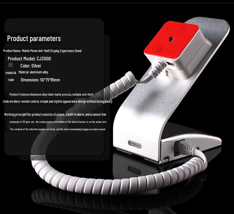 Soporte de exhibición de carga antirrobo para teléfonos móviles (CJ3000)