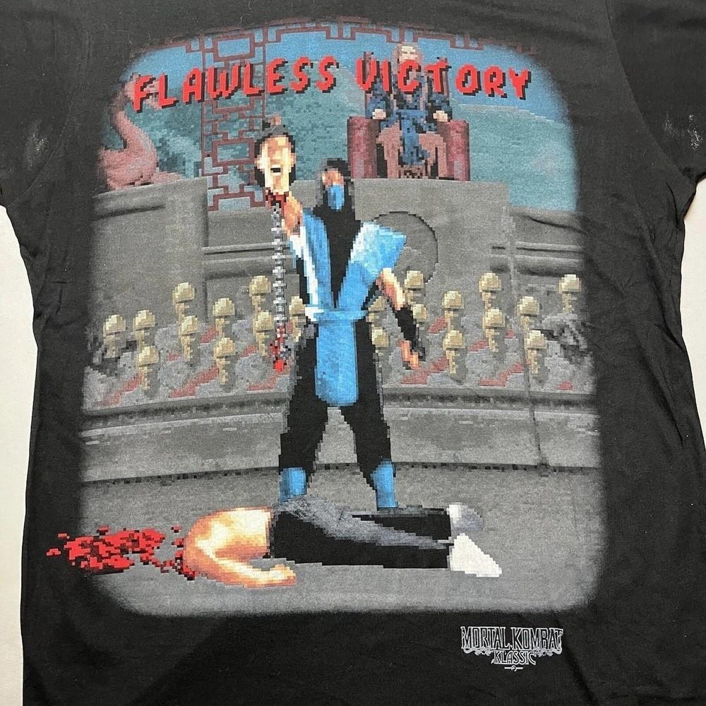 Vintage Mortal Kombat Flawless Victory Sub Zero Game T-shirt Unisex T-Shirt S