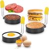 1pc Mini Thickened Omelette Maker, Stainless Steel Omelette Pan, Round Non-Stick Omelette Panfor Omelette, Meatloaf, Bread Multi-Purpose Pan