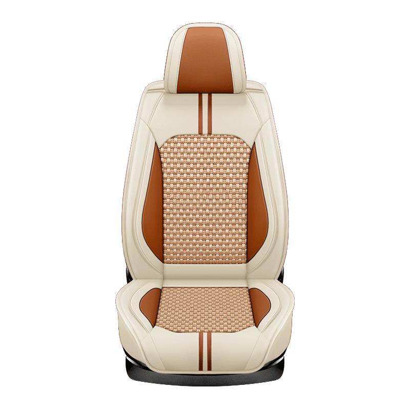 XDD Hao Mei High-Grade Ice Silk Car Seat Cover - All-Season, Full Wrap Interior Cushion