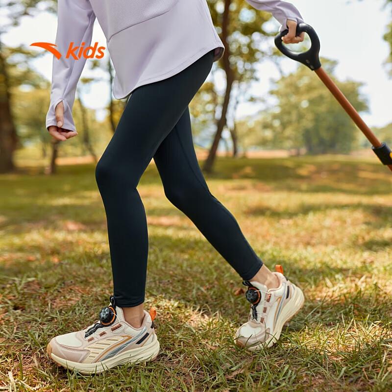 Anta Девочковые спортивные трикотажные леггинсы 110