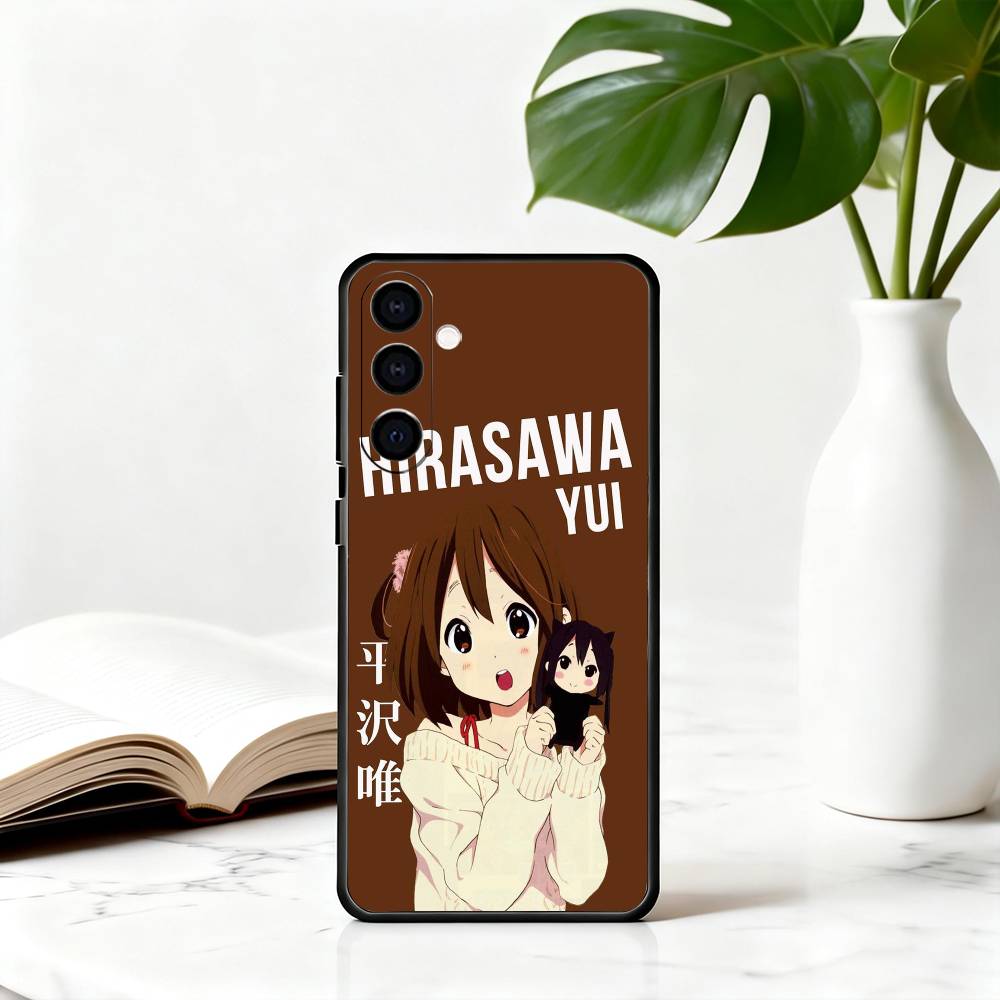 K-K-ON Music Y-Yui H-Hirasawa-yh Phone Case For Samsung Galaxy A73,A72,A71,A70,A53,A52,A51,Others Soft Black Cover
