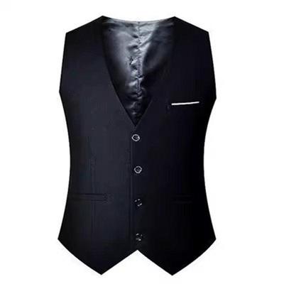 Men's Autumn Suit Vest for Groomsmen - Business & Wedding Tuxedo Waistcoat