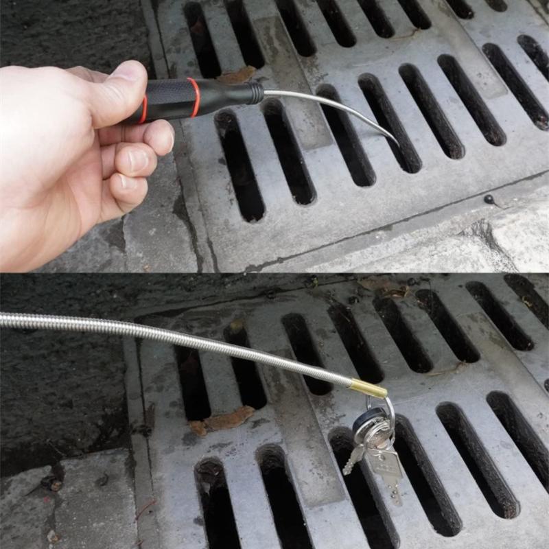 Foldable Strong Magnetic Pickup Tool Car Tool Kit Portable Magnet Grabber Pickup Car Disassembly Tools Car Workshop Tools