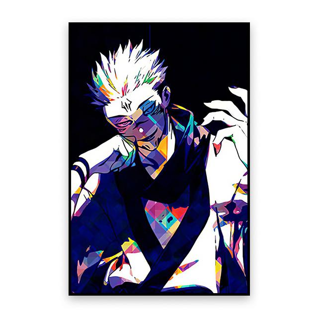 Jujutsu Kaisen Anime Canvas Poster Gojo Satoru Character Decoration Painting Kids Room Art Murals Modern Home Wall Decor Picture