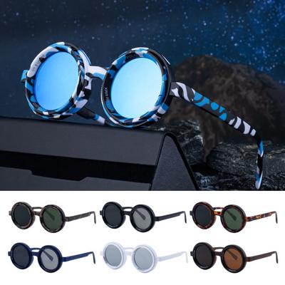 Ochelari de Soare cu Tentă Ajustabilă Retro Rotunzi Polarizați cu Lentile Filtru ND Bărbați Femei Ochelari de Soare de Plajă pentru Exterior pentru Condus Pescuit Golf