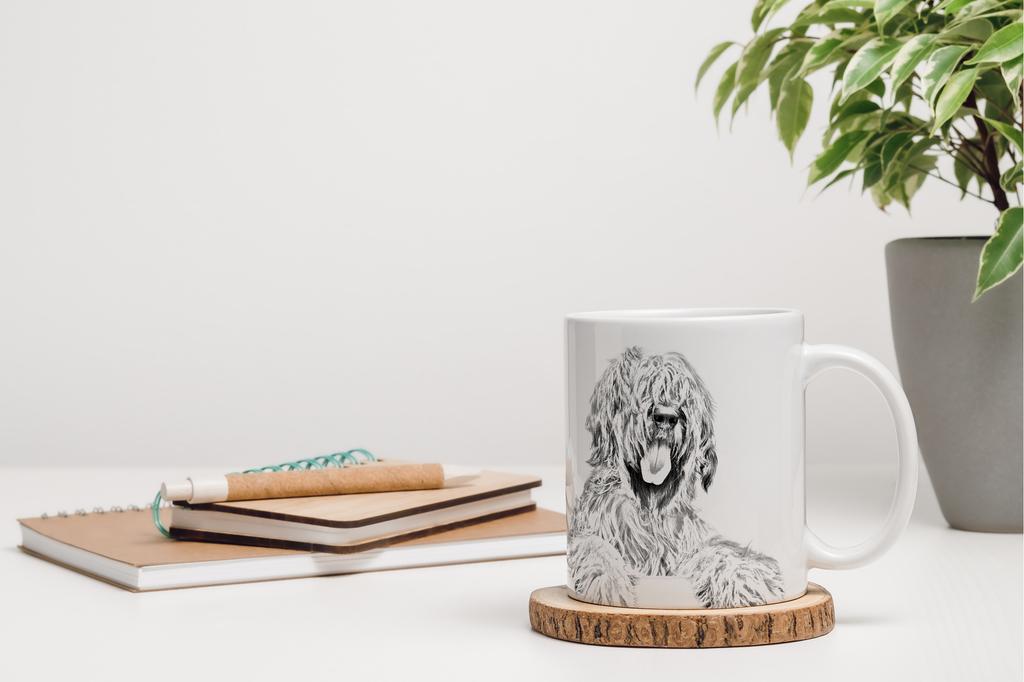 Briard, Berger De Brie – Cup with a Dog, Cute Cup with Graphics | Art-Dog