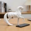 Horse Statue Animal Figurine Modern Miniature Sculpture Table Centerpiece for NightStand