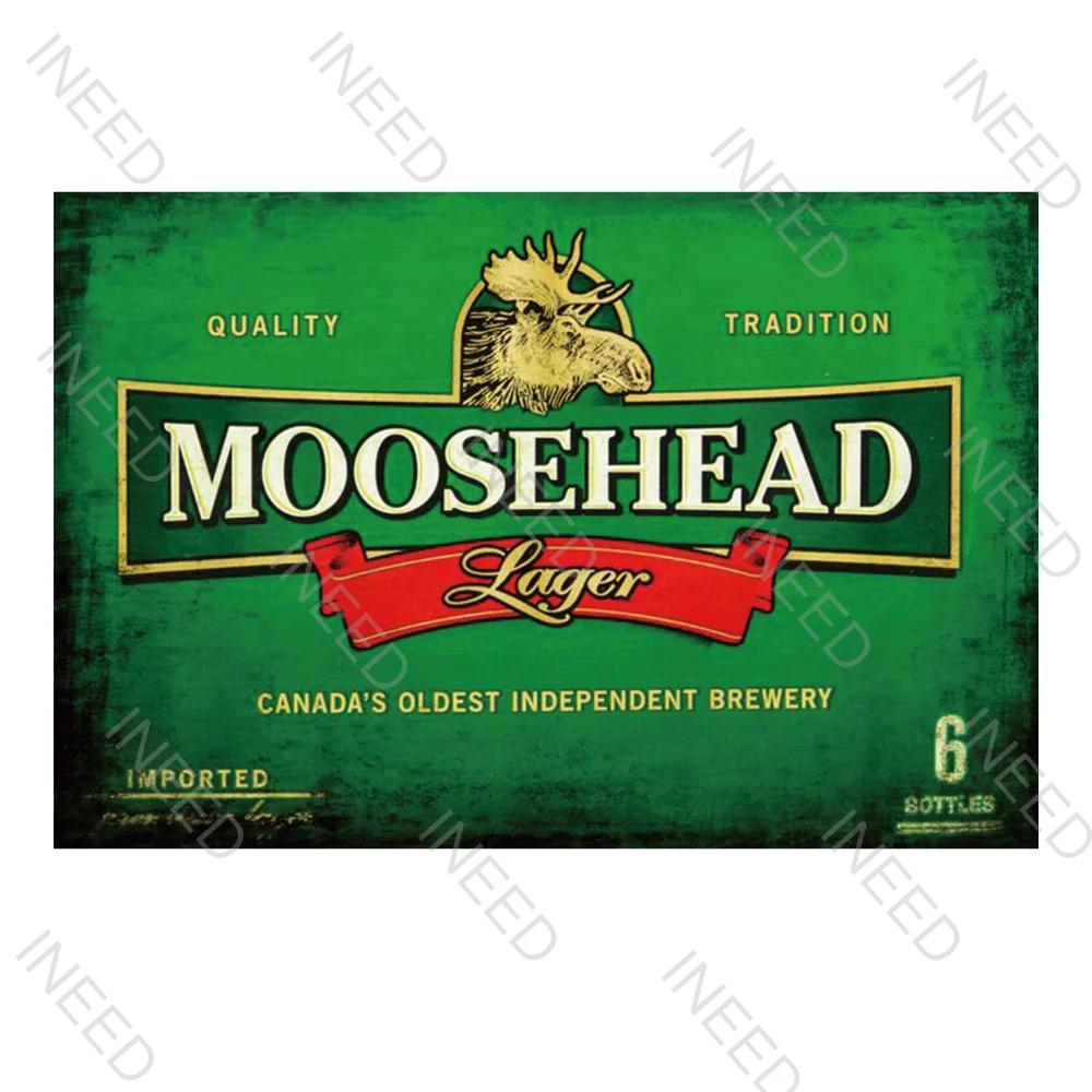 INEED Funny Beer Sign Plaque Vintage Metal Tin Signs for Home Man Cave Bar Decor Beer Lover Restaurant Kitchen Art Wall Decor