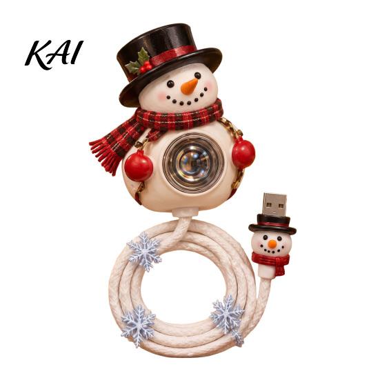 Holiday Landscape Lighting Decorative Outdoor Stake Light for Garden Path, Indoor Snowman Projector Lamp, Christmas Party Atmosphere Lamp Waterproof