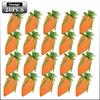 10/20/40PCS Easter Carrot Gift Bags Polyester Candy Packaging for Holiday Gifts Storage Decoration Party Easter Decorations