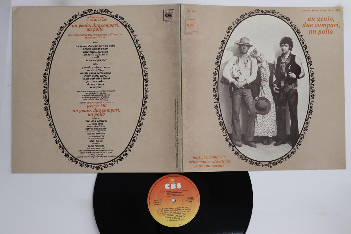 

LP Record OST, ENNIO MORRICONE - Un Genio, Due Compari, Un POLLO CBS69231 CBS Italy Soundtracks & Musicals Used