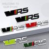 JBIW9 Car Decor Metal VRS Lettering Front Grille Emblem 3D Sticker For Skoda Octavia Kamiq Kodiaq Karoq Superb Fabia Rear Trunk Decals