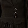 MAXZA Pleated Collar Gradient Lace Long Dress Zb05qp003
