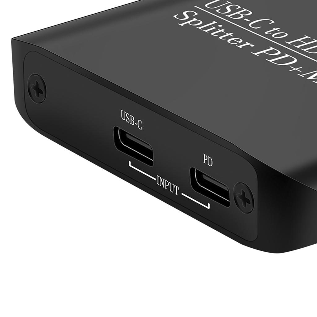 4K60TYPE-C to HDMI+TYPE-C Adapter Same Display PD Power Supply Splitter MST/PD