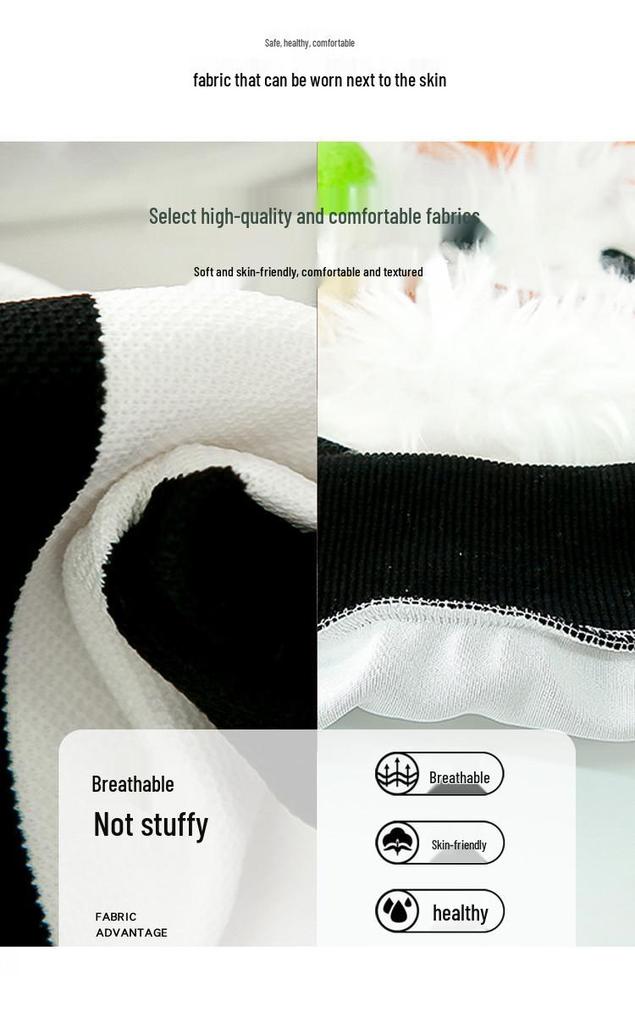 Girls' Striped Hooded Cardigan – 2026 Spring Collection Black & White Cartoon Sweatshirt Jacket