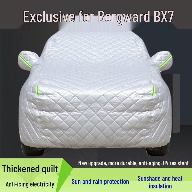 Borgward BX7 All-Weather Cotton Car Cover: Anti-Hail, Sun, Rain, Frost, Snow Protection, Thickened Design Borgward BX7