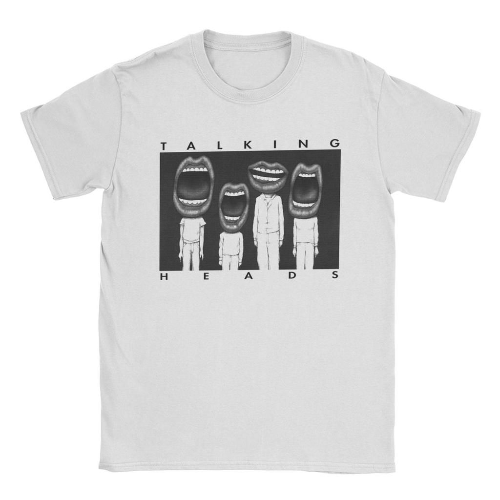 Talking Heads T Shirt for Men Cotton Funny T-Shirts Round Neck Tee Shirt Short Sleeve Clothes 4XL 5XL
