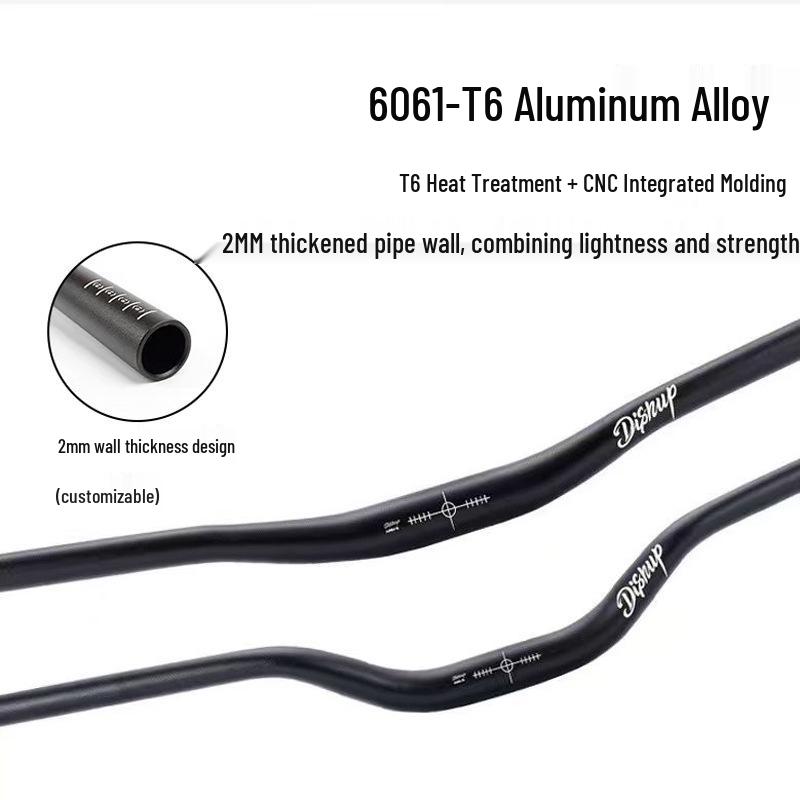 Aluminiumlegierung Mountainbike Riser Lenker - 35/55 Rise, 760/780mm für Downhill Off-Road