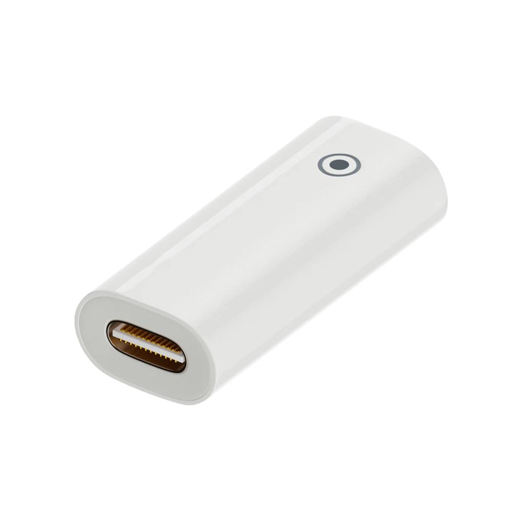 Female To Female Charging Adapter Replacement Parts Mini Data Cable Charging Adapter 8 Pin To Type-C/8 Pin for Apple Pencil 1/2