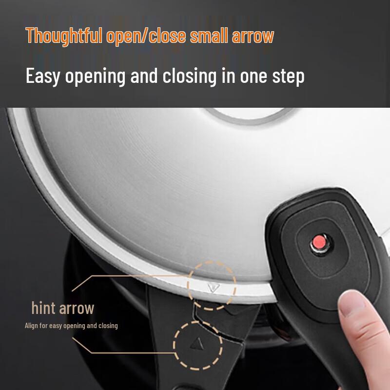 Supor 7.5L Aluminum Alloy Explosion-Proof Pressure Cooker