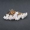 20pcs Fashion Elegant Bridal Pearl Hair Sticks Set with Crystal Floral Accents Wedding for Brides Luxury Headpiece Hair Sticks