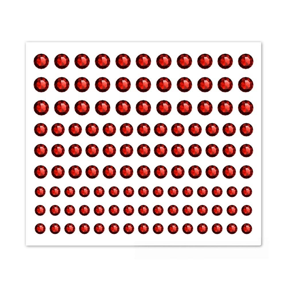10 Sheets with Adhesive Backing Face Eye Jewels Sticker DIY Crystal Gem Sticker Gift Decor
