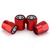 4Pcs Car Wheel Tire Valve Stem Caps For Toyota chr Corolla Camry rav4 Yaris hilux prius avensis auris Prado fortuner Accessories