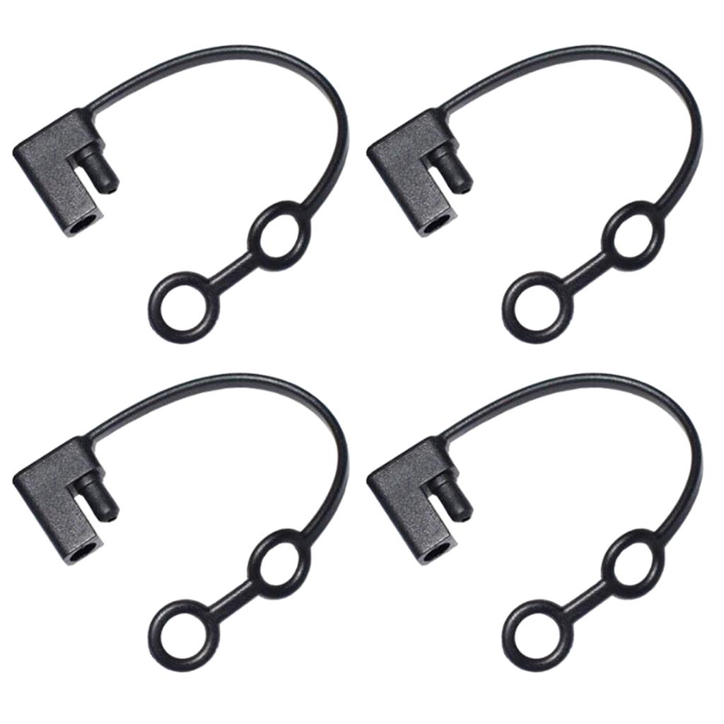 4Pcs SAE Waterproof Cover Caps Replacement For SAE Power Solar Automotive Connectors Easy Installation Accessories