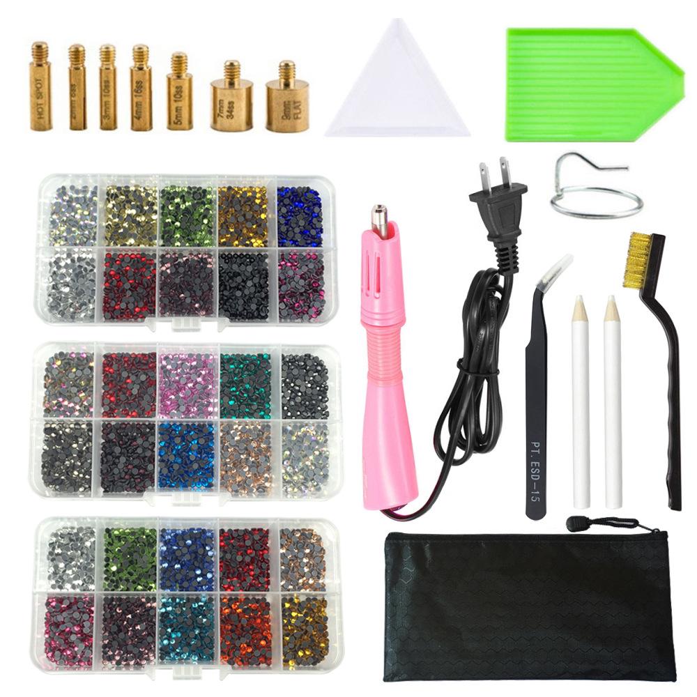 Rhinestone Setter Kit with Pen & Storage Bag for DIY Clothing & Jewelry Accessories