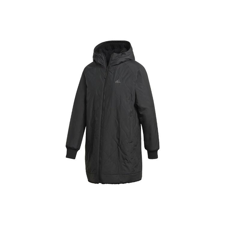 (WMNS) adidas Reversible Sherpa Jacket Asia Sizing  Black  Women s GI7954 L