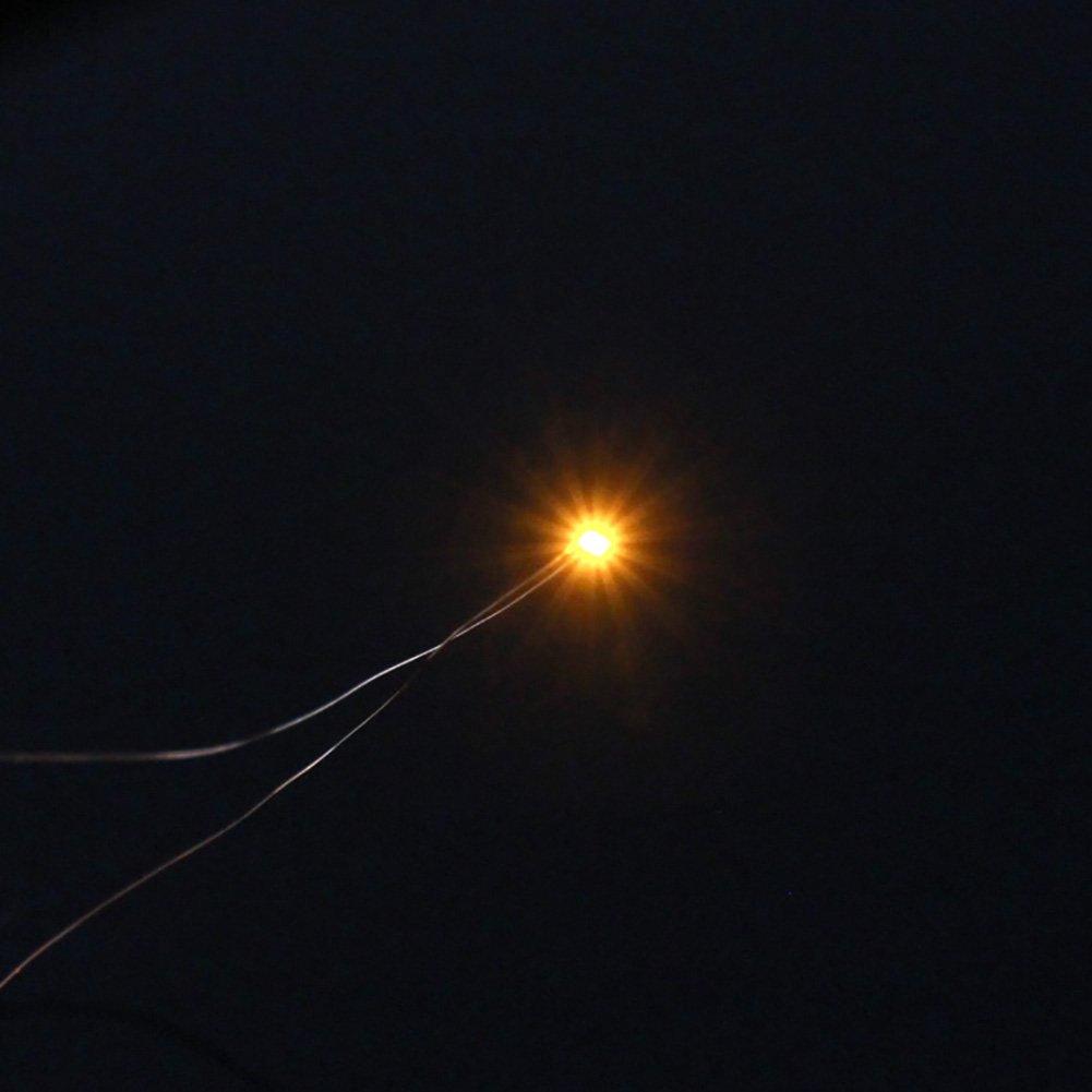 Miniature SMD 0402 Chip with Copper for Model and Dioramas LEDs, Yellow, 20-Pack, 0.1mm Wire, Trains, Railways, Buildings,