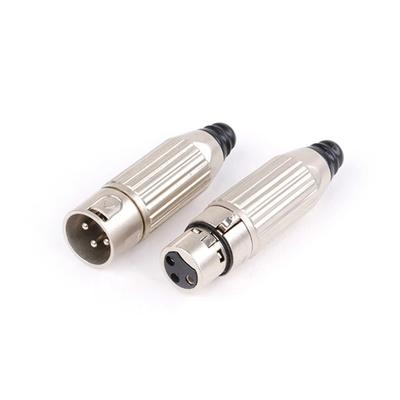 Signal Line XLR Connector Plug Microphone Balance Cable Plug 3pin  XLR Female Adapter 3pin Xlr Male